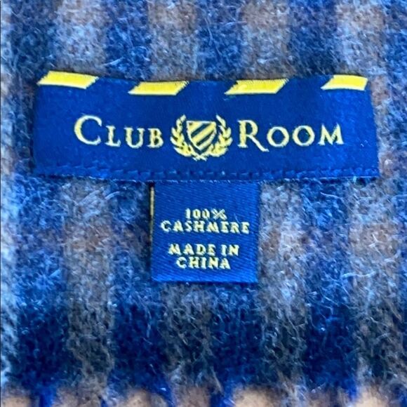 Club  Room cashmere  scarf - Picture 5 of 5
